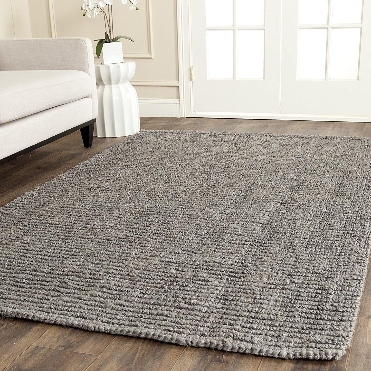 SAFAVIEH Natural Fiber area rug- 9' x 12', Natural, Handmade Chunky Textured JuteThick