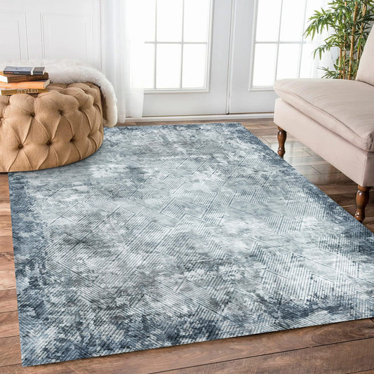 Vintage 4' x 6' Washable Area Rug - Stylish Indoor Rug for Living, Dining or Bedroom